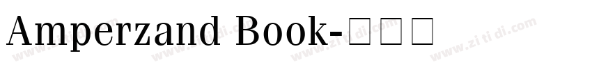 Amperzand Book字体转换 Amperzand Book字体转换